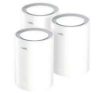 WI-FI MĀJAS SISTĒMA MESH M3000(3-PACK) Wi-Fi 6 2.4 GHz, 5 GHz, 574 Mbps + 2402 Mbps CUDY