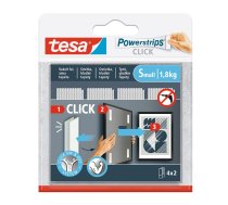 SELF-ADHESIVE MOUNTING STRIPS POWERSTRIPS-CLICK/SMALL TESA