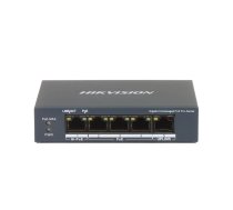 4 Portu Fast Ethernet Nepārvaldīts PoE Komutators Hikvision DS-3E0505HP-E