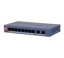 Switch|DAHUA|DH-CS4010-8ET2GT-60|PoE ports 8|60 Watts|CS4010-8ET2GT-60