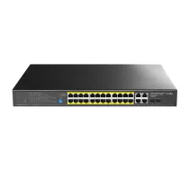 SWITCH POE GS2028PS4-300W 24-PORTU SFP CUDY