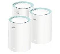 WI-FI MĀJAS SISTĒMA MESH M1300(3-PACK) 2.4 GHz, 5 GHz, 300 Mbps + 867 Mbps CUDY