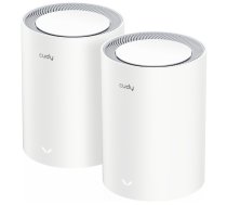 WI-FI MĀJAS SISTĒMA MESH M3000(2-PACK) V2.0 Wi-Fi 6 2.4 GHz, 5 GHz, 574 Mbps + 2402 Mbps CUDY