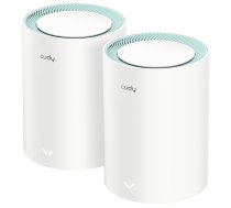 WI-FI MĀJAS SISTĒMA MESH M1300(2-PACK) 2.4 GHz, 5 GHz, 300 Mbps + 867 Mbps CUDY