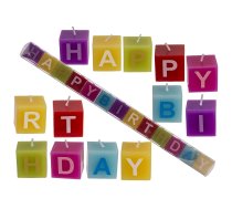 Dzimšanas dienas sveces "HAPPY BIRTHDAY"