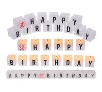 Dzimšanas dienas sveču komplekts "30"