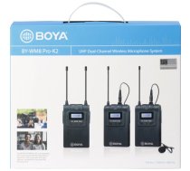 BOYA BY-WM8 PRO-K2 / UHF bezvadu mikrofons / 2 TX+1 RX mikrofons