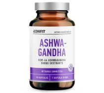 ICONFIT Ashwagandha capsules, N90 uztura bagātinātājs
