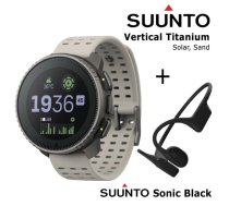 SUUNTO Vertical, Titanium Solar Sand + Suunto Sonic Sand sporta pulkstenis