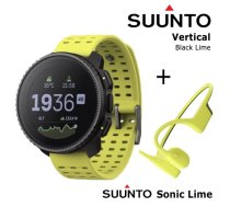 SUUNTO Vertical, Black Lime + Suunto Sonic Lime sporta pulkstenis