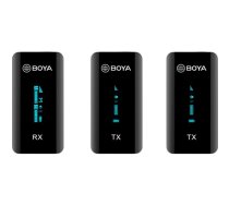 BOYA BY-XM6-S2 / Ultracompact 2.4GHz Dual-channel Wireless Microphone 1+2 Video