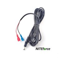 NITEforce 3 m akumulatora kabelis 6V/12V ārējam barošanas avotam meža kameru aksesuārs