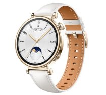 HUAWEI Watch GT 4 (41mm), White Leather sporta pulkstenis