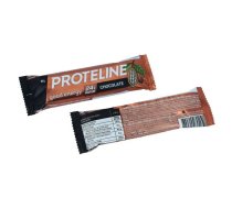 PROTELINE Proteīna batoniņš ar šokolādes garšu un konditorejas glazūru (40g) sporta uzturs