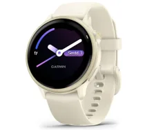 GARMIN Vivoactive 6, Bone with Silicone Band sporta pulkstenis