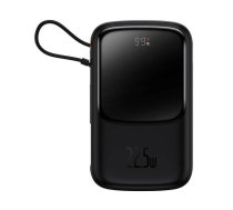 Baseus Qpow Pro with USB-C cable, USB-C, USB, 10000mAh, 22.5W (black) power bank