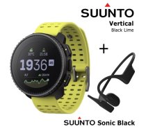 SUUNTO Vertical, Black Lime + Suunto Sonic Black sporta pulkstenis