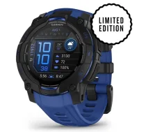 GARMIN Instinct 3 – 45 mm, Supernova Edition, AMOLED, Bolt blue / Black sporta pulkstenis
