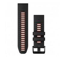 GARMIN Fenix 7X QuickFit 26mm Watch Black/Flame Red silicone band