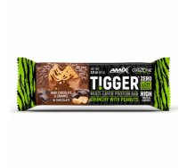 AMIX TiggerZero Multi-Layer Protein Bar 60g, Dark Chocolate & Caramel sporta uzturs