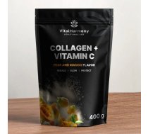 Vital Harmony Collagen + Vitamin C 400g, Pear Mango sporta uzturs