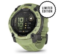 GARMIN Instinct 3 - 50 mm, AMOLED, Fern green with fern green silicone band sporta pulkstenis