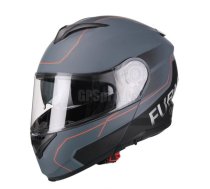 VITO Furio Flip-Up Matt Black/Red Helmet (S/M/L/XL/XXL) ķivere