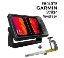 GARMIN STRIKER VIVID 9SV AR GT52HW-TM SONĀRU + SONĀRA STIPRINĀJUMS eholote