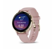 GARMIN Venu 3S, Pink Dawn + Soft Gold sporta pulkstenis