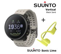 SUUNTO SUUNTO Vertical, Black Sand + Suunto Sonic Lime sporta pulkstenis