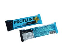 PROTELINE Vaniļas garšas proteīna batoniņš ar konditorejas glazūru (40g) sporta uzturs