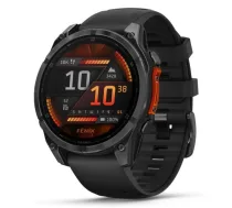 GARMIN Fenix 8 47 mm, AMOLED, Slate Gray with Black Silicone Band sporta pulkstenis