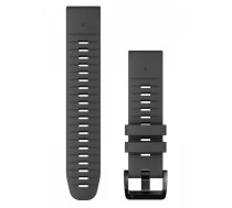 GARMIN Fenix 7, Epix 2 QuickFit 22mm Watch Graphite silicone band