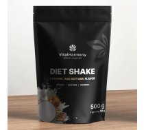 Vital Harmony Diet Shake ar šokolādes/karameles/riekstu garšu 500g sporta uzturs