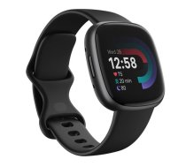 FITBIT Versa 4 Smart watch, NFC, GPS, Black/Graphite sporta pulkstenis