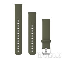 GARMIN Vivomove, Style, 20mm Band, Silver/Moss Green