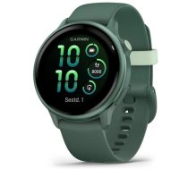 GARMIN Vivoactive 6, Jasper Green with Silicone Band sporta pulkstenis