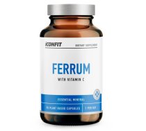 ICONFIT Ferrum with C Vitamin (Bioactive iron diglycinate), 20mg, N90 uztura bagātinātājs