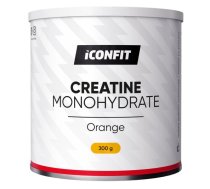 ICONFIT Micronised Creatine Monohydrate, Orange, 300g sporta uzturs