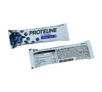 PROTELINE Batoniņš - musli ar mellenēm, daļēji glazēts ar konditorejas glazūru (25g) sporta uzturs