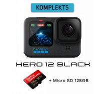 GOPRO HERO12 Black + MicroSD 128 GB sporta kamera
