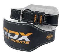 RDX 6" LEATHER WEIGHTLIFTING GYM BELT Black Gold XL josta (RDX jostaa)