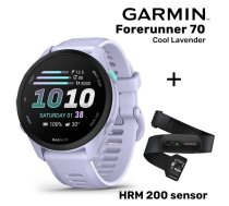GARMIN Forerunner 70, Cool Lavender + HRM 200 Sensor sporta pulkstenis