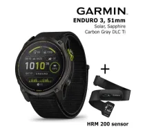 GARMIN Enduro 3 – 51 mm, Solar, Sapphire + HRM 200 Sensor sporta pulkstenis