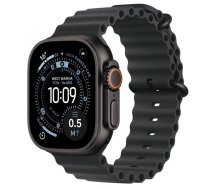 APPLE Watch Ultra 3 GPS + Cellular 49mm Black Titanium Case with Black Ocean Band sporta pulkstenis