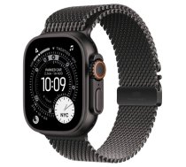 APPLE Watch Ultra 3 GPS + Cellular 49mm Black Titanium Case with Black Titanium Milanese Loop, L sporta pulkstenis
