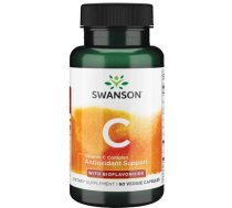 SWANSON Vitamin C Complex with Bioflavonoids 60 Veg Caps uztura bagātinātājs