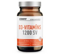 ICONFIT D vitamīns 1200 SV, Ar vīnogu sēklu eļļu, N90 uztura bagātinātājs