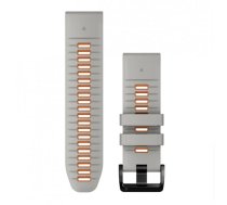 GARMIN Fenix 7X QuickFit 26mm Watch Fog Gray/Ember Orange silicone band
