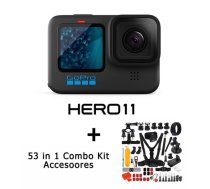 GOPRO HERO11 Black + 53 in 1 Combo Kit Accessories sporta kamera